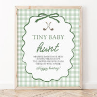 Vert Sauge Gingham Golf Bébé Tout-Petits Chasse Ba