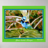 Poster vert Tanager Art (Devant)