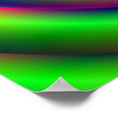 Poster vert Torus Tunnel + chat (Coin)