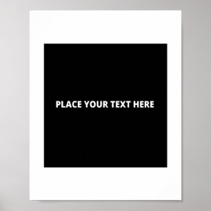 Poster vertical 8 x 10 modèle