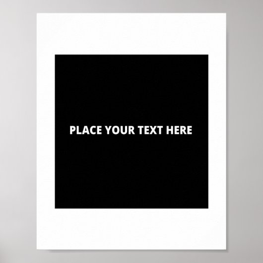 Poster vertical 8 x 10 modèle (Devant)