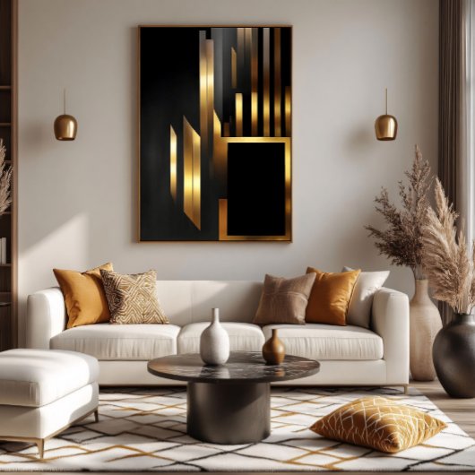 Poster Vertical Art Deco Elegance