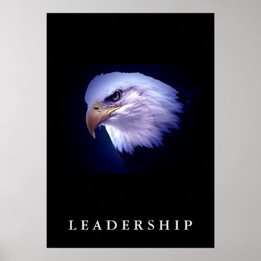 Poster vertical Motivational Leadership de l'aigle (Devant)