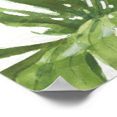 Poster Verts mixtes | Palmes tropicales (Coin)