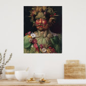 Poster Vertumnus - Giuseppe Arcimboldo (Cuisine)