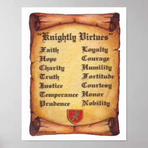 Poster Vertus serrées