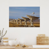 Poster Very Large Array aka Astronomie Radio Nationale (Cuisine)