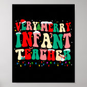 Poster Very Merry Infant Teacher Funny Infant Squad Chris (Devant)