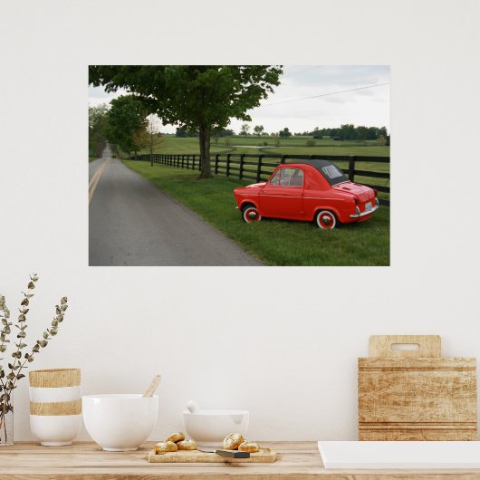 Poster Vespa 400 (Cuisine)