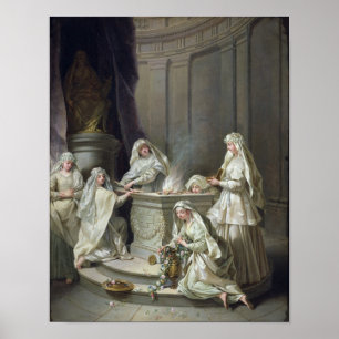 Poster Vestal Virgins, 1727