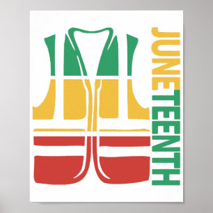 Poster Veste de la Journée de la liberté Collègue Swagazo