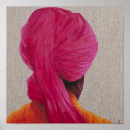 Poster Veste rose Turban Orange 2014 (Devant)