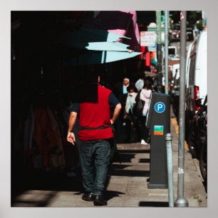 Poster Veste rouge