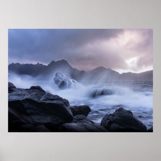 Poster Vesteralen Norvège (Devant)