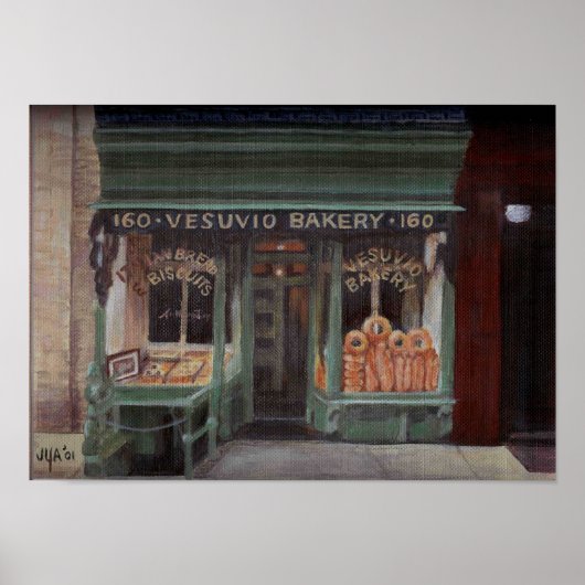 Poster Vesuvio Bakery NYC (Devant)