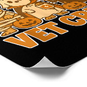 Poster Vet Crew Costume Halloween Chien Chat Capybara Ani (Coin)