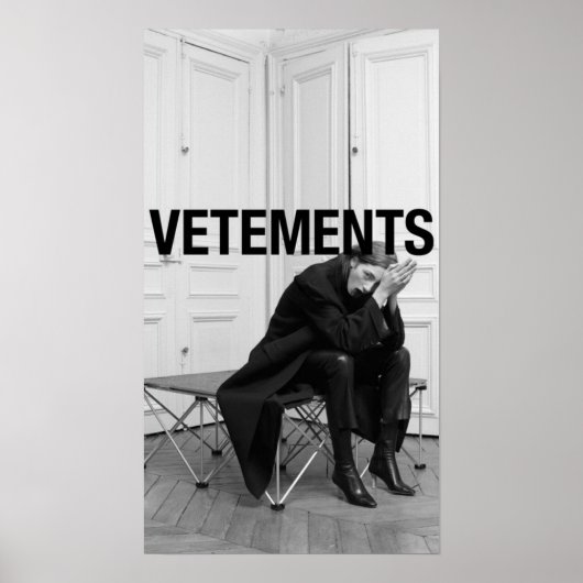 Poster Vetements (Devant)