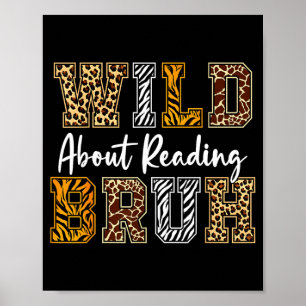Poster Vêtements à motifs animaux pour garçons fous de le
