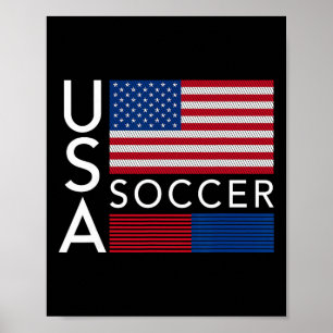 Poster Vêtements Branchés Usa Drapeau Américain Équipe De