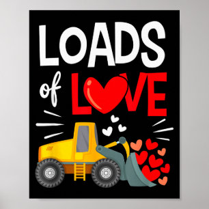 Poster Vêtements Chargés D'amour Cadeau Pour Lui Elle Sai