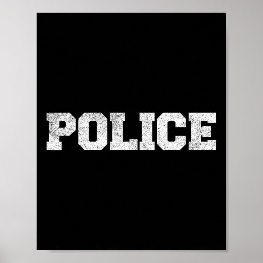 Poster Vêtements costumés de policier (Devant)