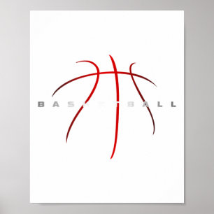 Poster Vêtements de basket-ball - Basketbal Art