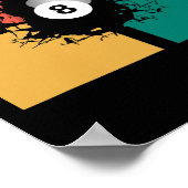 Poster Vêtements de billard - Billiards (Coin)