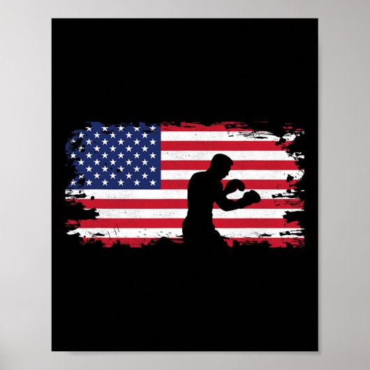 Poster Vêtements de boxe - Boxer Femmes (Devant)