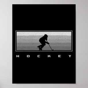 Poster Vêtements de hockey - Hockey Joueur de hockey sur 