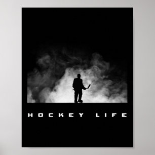 Poster Vêtements de hockey - Hockey Joueur de hockey sur 