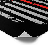 Poster Vêtements de jeunesse de lacrosse de drapeau améri (Coin)