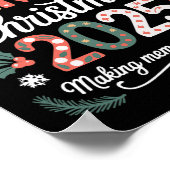 Poster Vêtements de Noël 2025 de Noël à la famille (Coin)