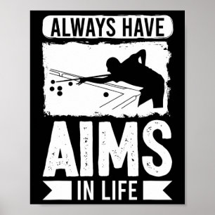 Poster Vêtements De Snooker Pour Adulte Ont Toujours Des