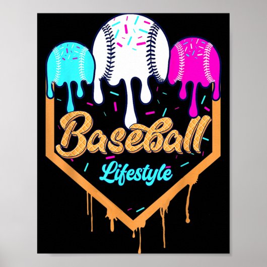Poster Vêtements de style de vie de baseball 101 Jeunesse (Devant)