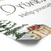 Poster Vêtements D'Hiver Son Froid À L'Extérieur Du Baby (Coin)