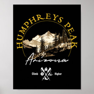Poster Vêtements Rétro Vintage Humphreys Peak Humphreys P