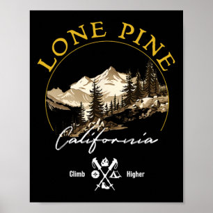 Poster Vêtements Rétro Vintage Lone Pine - Souvenir Lone