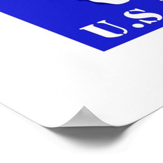 Poster vétéran américain (Coin)