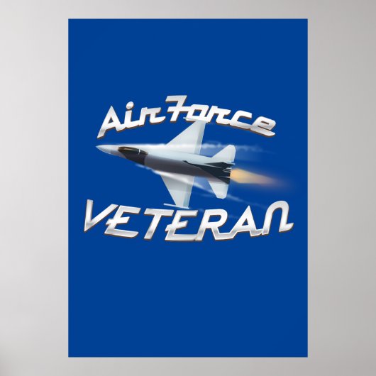 Poster Vétéran de l'armée de l'air (Devant)
