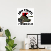 Poster Vétéran de l'armée - M-48 (Bureau à domicile)