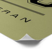 Poster Vétéran de l'USMC Afghanistan (Coin)