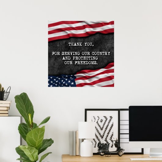 Poster vétérans Mercis. (Bureau à domicile)