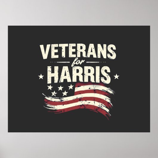 Poster Vétérinaire de l'élection de Harris Kamala Harris (Devant)