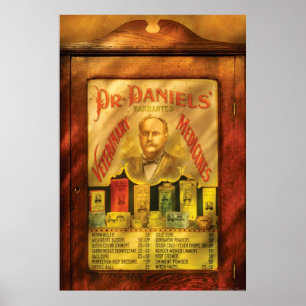 Poster Vétérinaire - Dr. Daniels, médecines vétérinaires