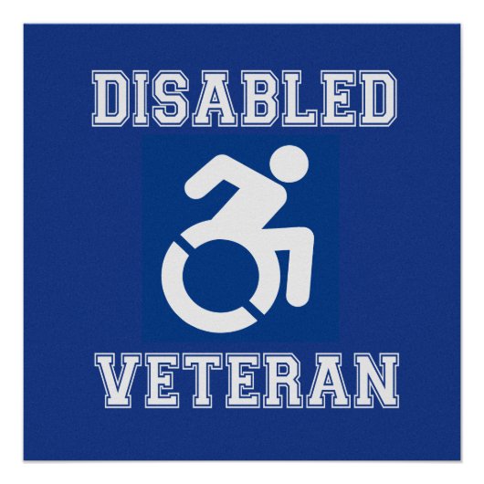 Poster Vétérinaire handicapé (Devant)
