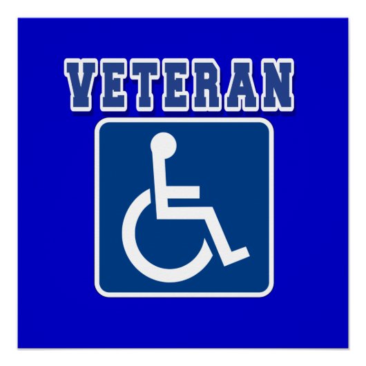 Poster Vétérinaire handicapé handicapé (Devant)