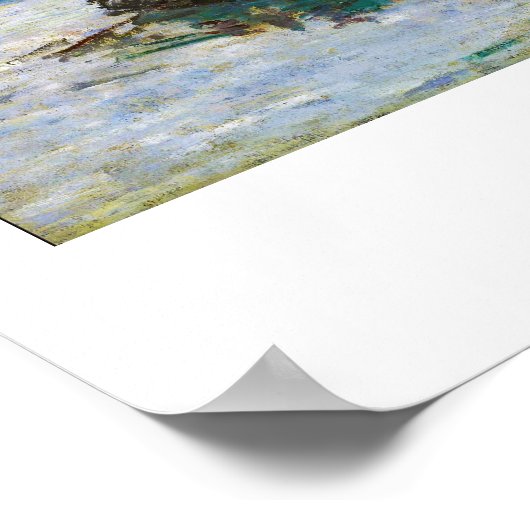 Poster Vetheuil en Claude Monet d'hiver (Coin)