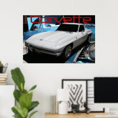 Poster 'vette (Bureau à domicile)