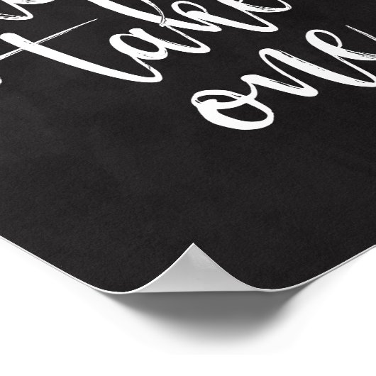 Poster Veuillez prendre un panneau de signalisation Maria (Coin)