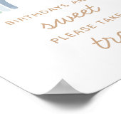 Poster Veuillez prendre un traitement arc-en-ciel signe f (Coin)